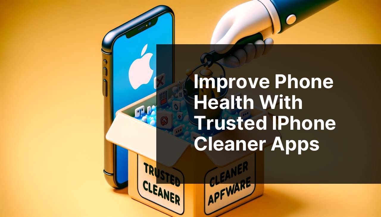 Improve Phone Health with Trusted iPhone Cleaner Apps