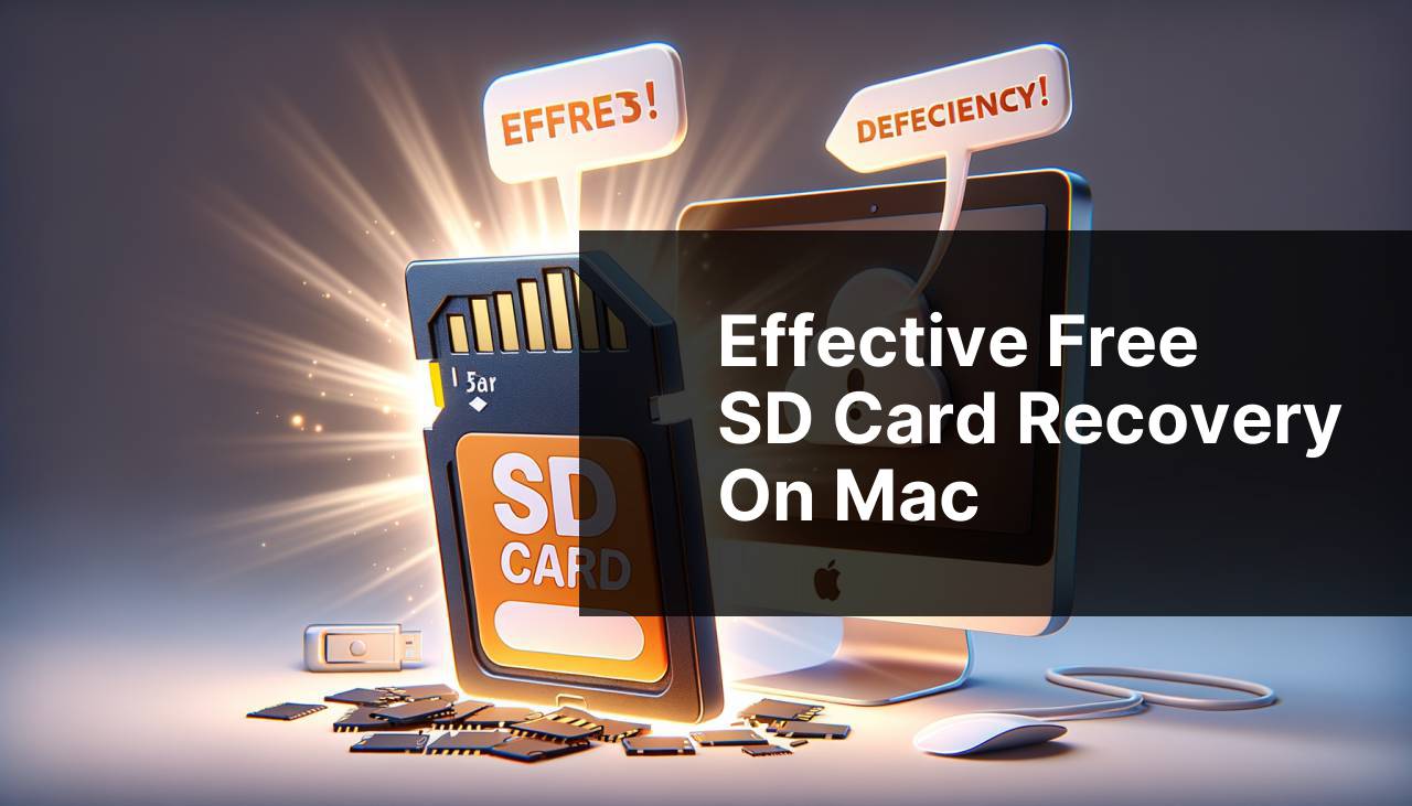 Effective Free SD Card Recovery on Mac