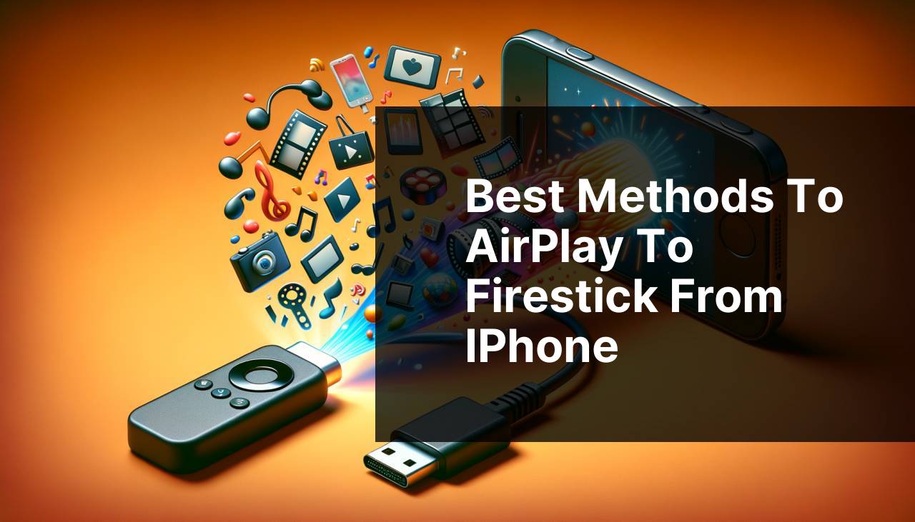 Best Methods to AirPlay to Firestick from iPhone