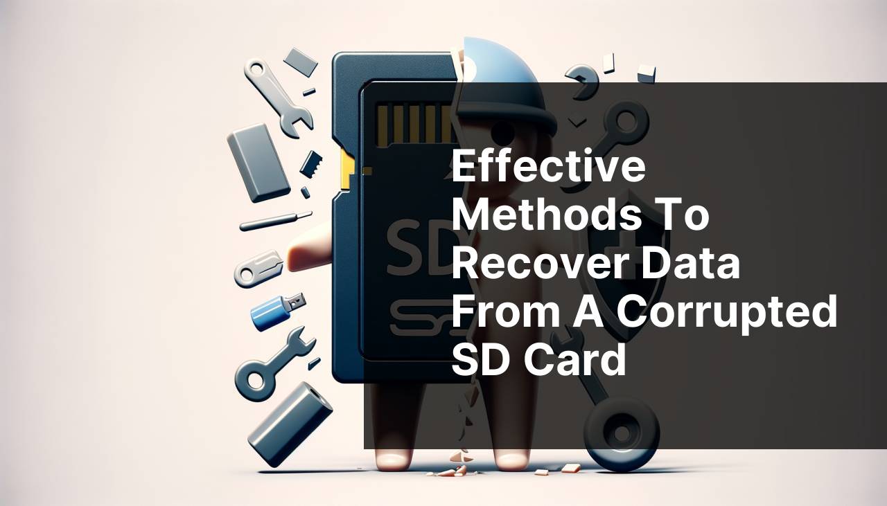 Effective Methods to Recover Data from a Corrupted SD Card