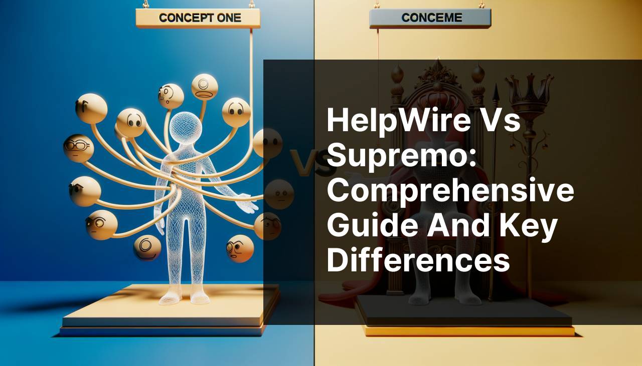 HelpWire vs Supremo: Comprehensive Guide and Key Differences