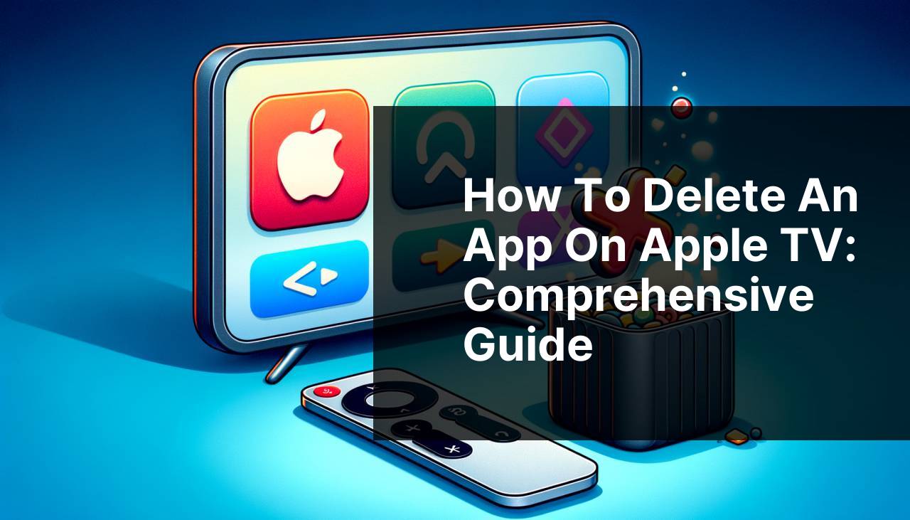 How to Delete an App on Apple TV: Comprehensive Guide