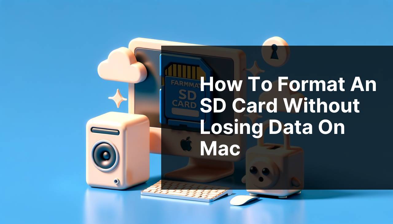 How to Format an SD Card Without Losing Data on Mac