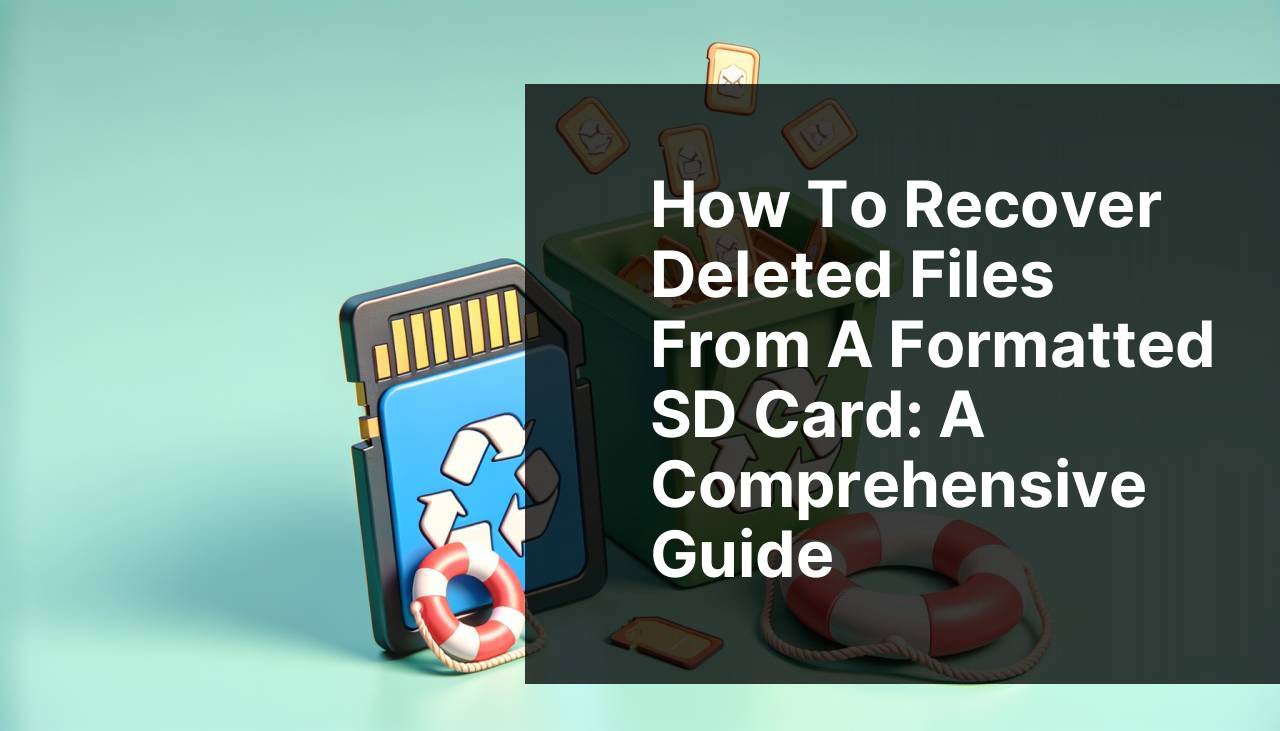 How to Recover Deleted Files from a Formatted SD Card: A Comprehensive Guide