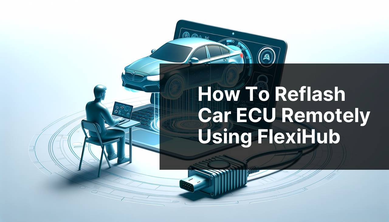 How to Reflash Car ECU Remotely Using FlexiHub