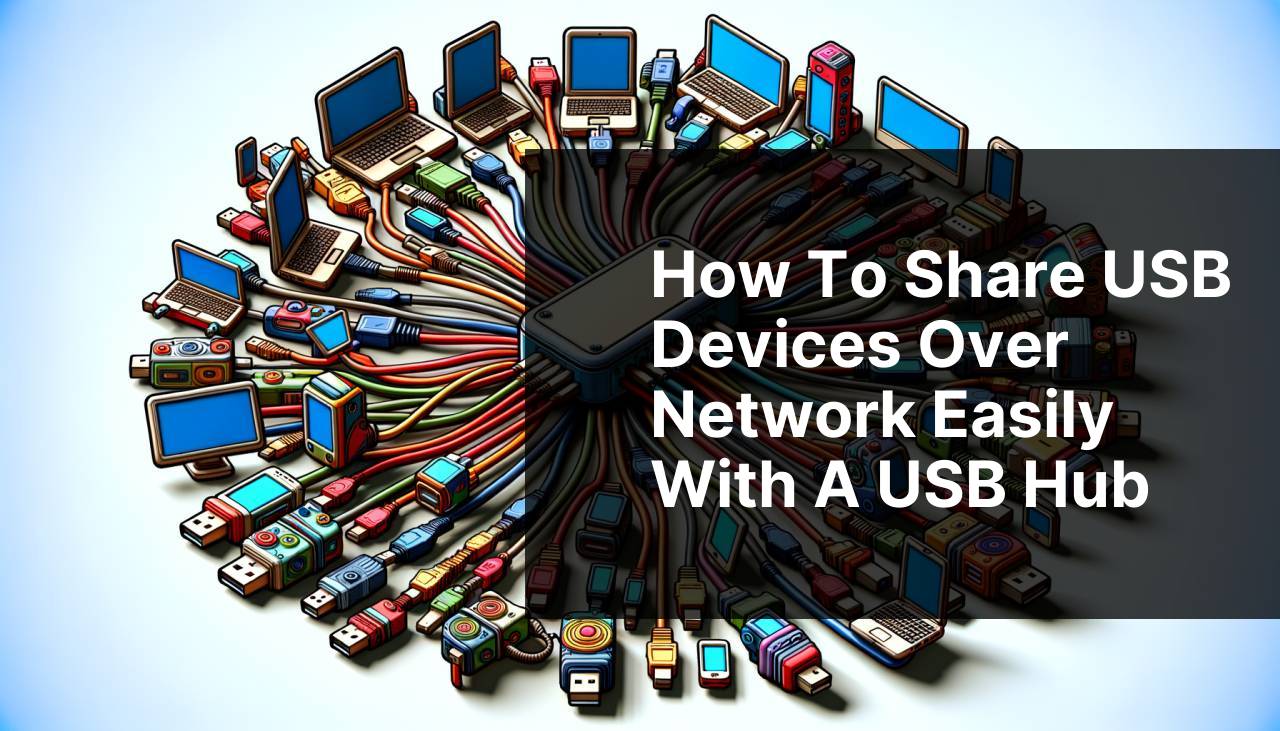 How to Share USB Devices Over Network Easily With a USB Hub