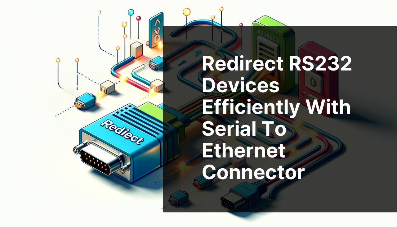 Redirect RS232 Devices Efficiently with Serial to Ethernet Connector