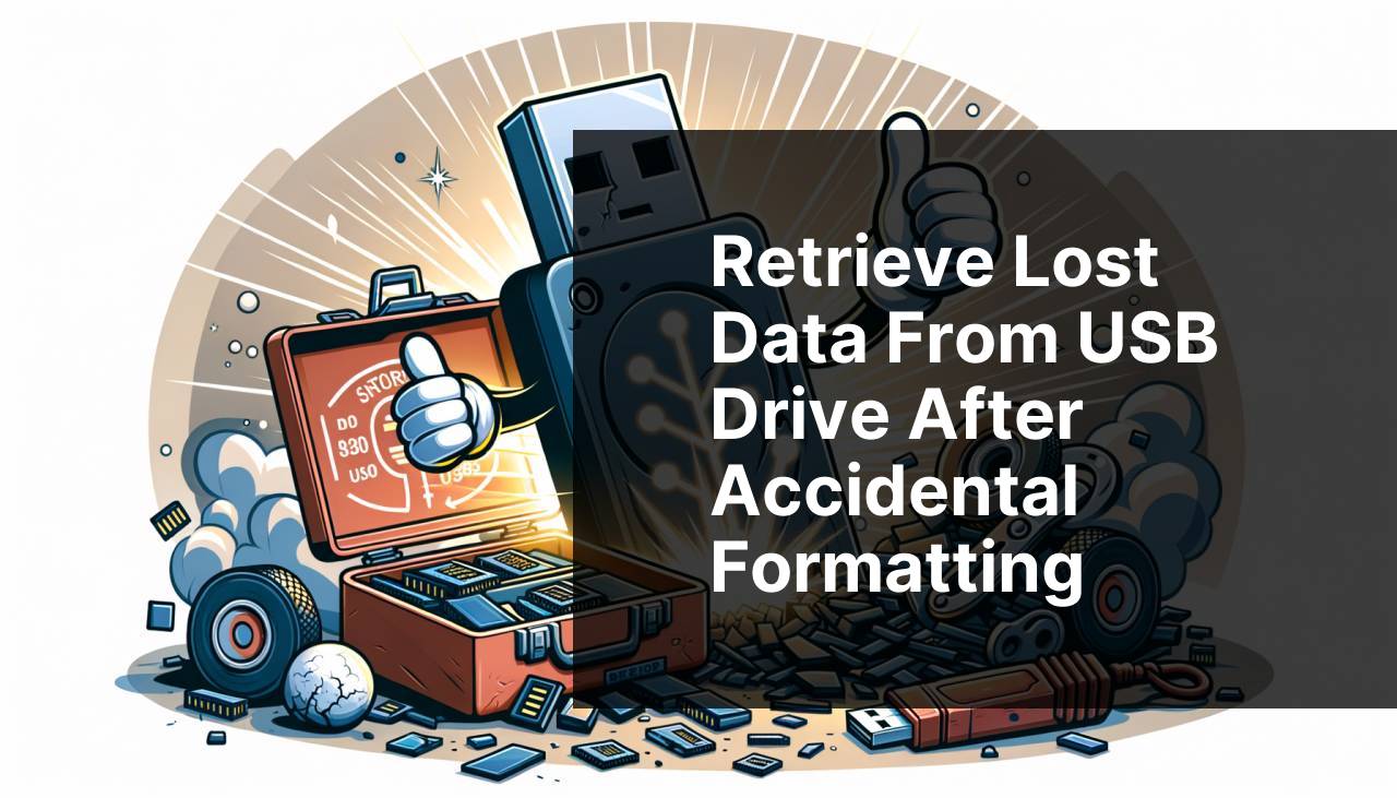 Retrieve Lost Data from USB Drive After Accidental Formatting