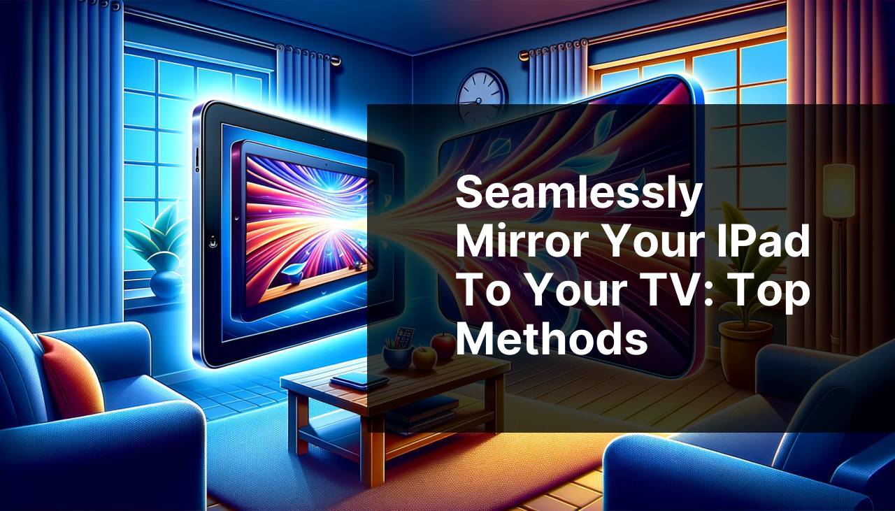 Seamlessly Mirror Your iPad to Your TV: Top Methods