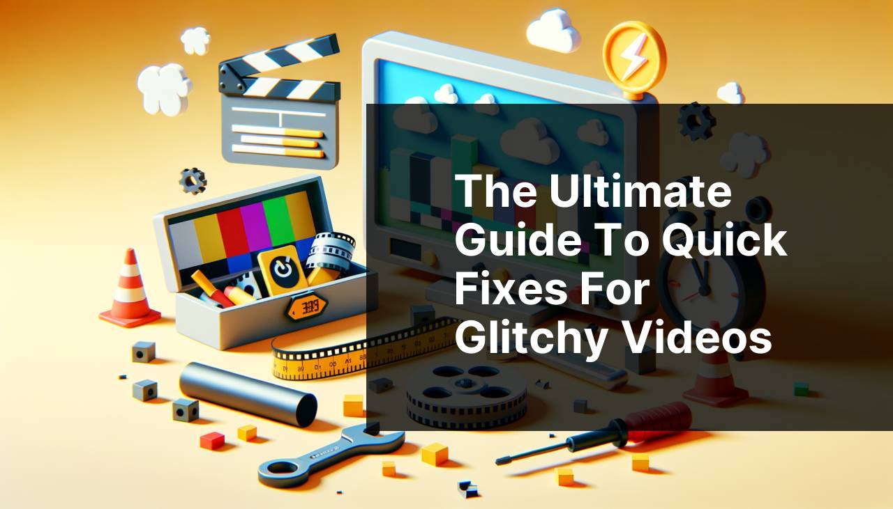 The Ultimate Guide to Quick Fixes for Glitchy Videos