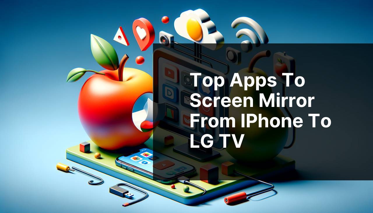 Top Apps to Screen Mirror from iPhone to LG TV