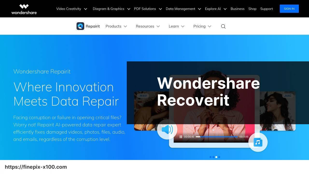 https://recoverit.wondershare.com/video-repair-tool.html screenshot